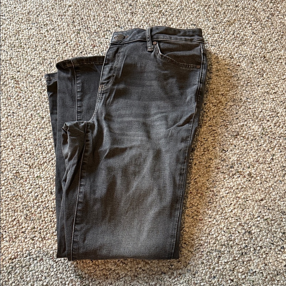 Simply Vera Vera Wang Dark Gray Straight Leg Jeans
